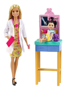 Barbie paediatrician doll